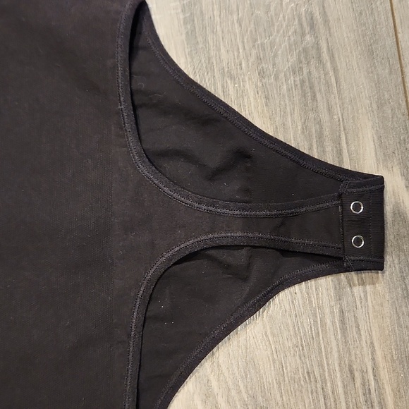 NWT Yummie by Heather Thomson Women's sz L/XL Cotton thong Bodysuit - Picture 5 of 6